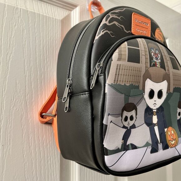 Loungefly Halloween Michael Myers Mini Backpack Chibi Trick or Treat Funko New - Picture 3 of 14